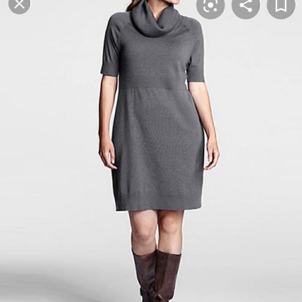 Lands End Large Merino wool sweater dress